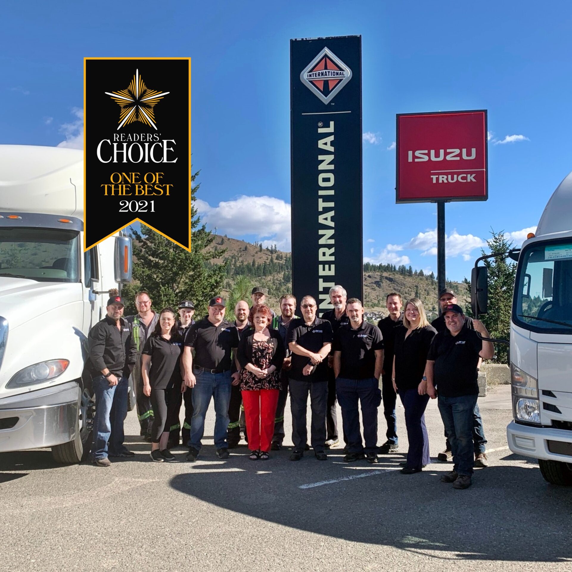 The Kamloops team was voted as "One of the Best TractorTrailer