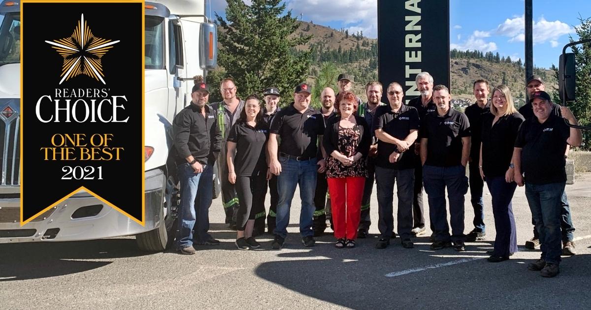 The Kamloops team was voted as "One of the Best TractorTrailer