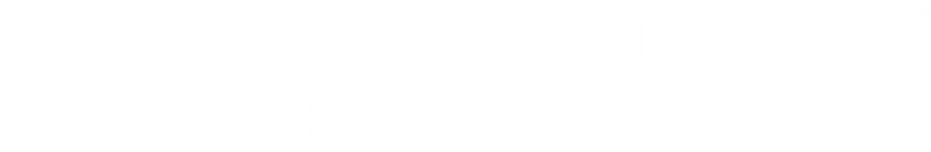 International Proven Trucks® logo in white, representing durable and reliable commercial trucks.